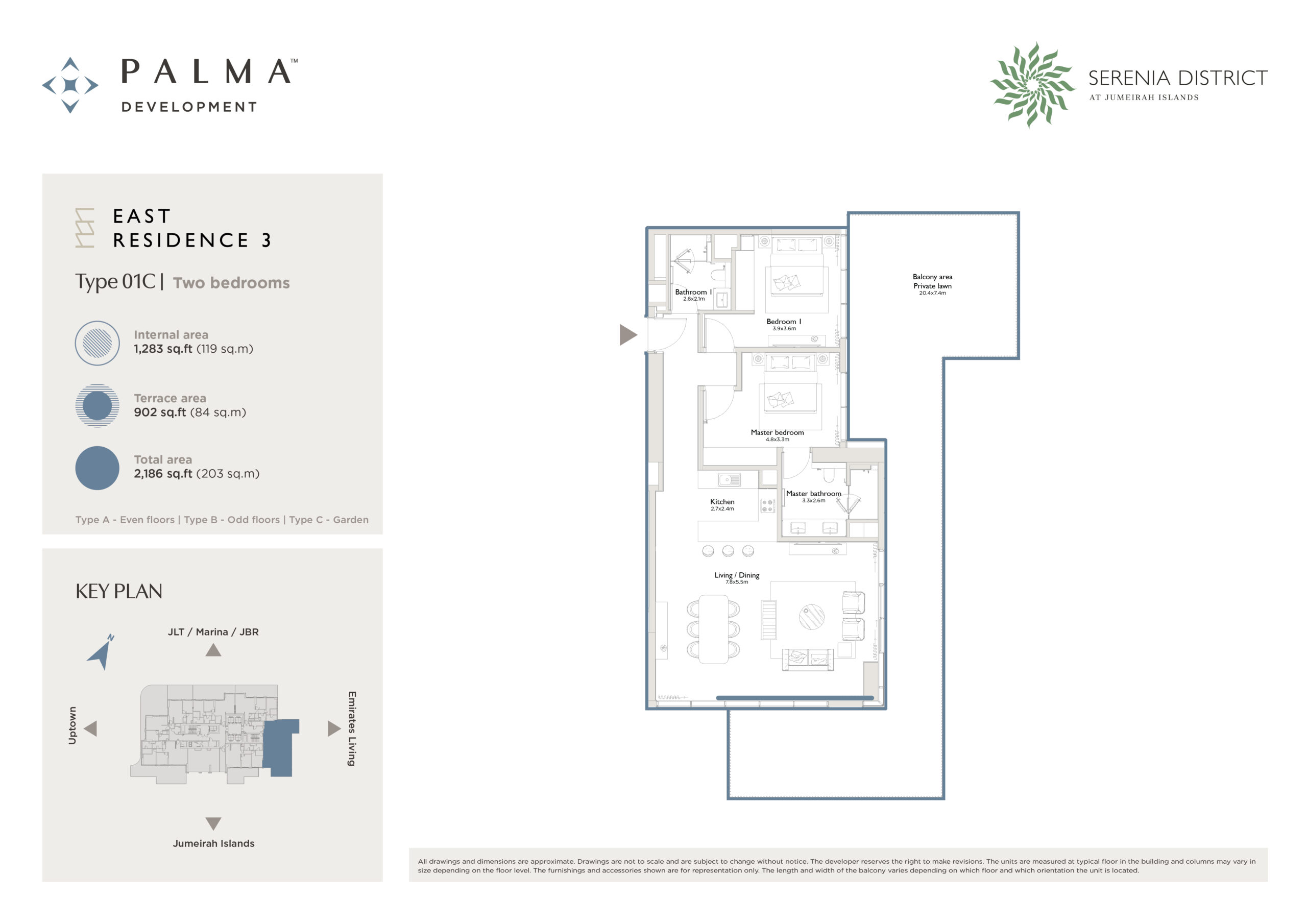 T3 East Residence_T3 Podium - Unit 01